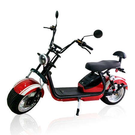 Venda de Moto Elétrica Scooter 2000W Vermelha Homologada para