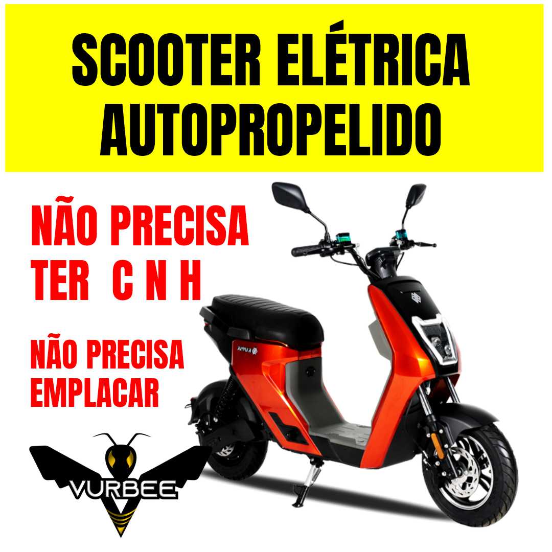 Scooter Elétrica Autopropelido 1000w